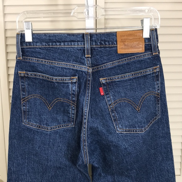 Levi’s Wedgie Straight Fit Women's Cropped Jeans Size 26 - Picture 8 of 12